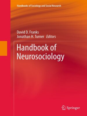 cover image of Handbook of Neurosociology